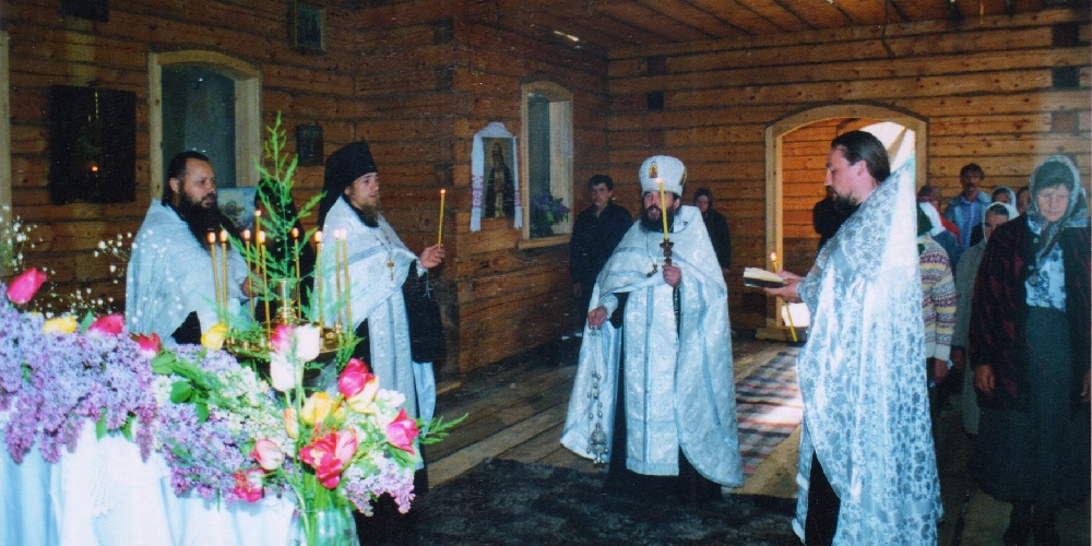 Праздничное богослужение в скиту возглавил игумен Успенского мужского монастыря г. Уфы архимандрит Серафим (Николаев)