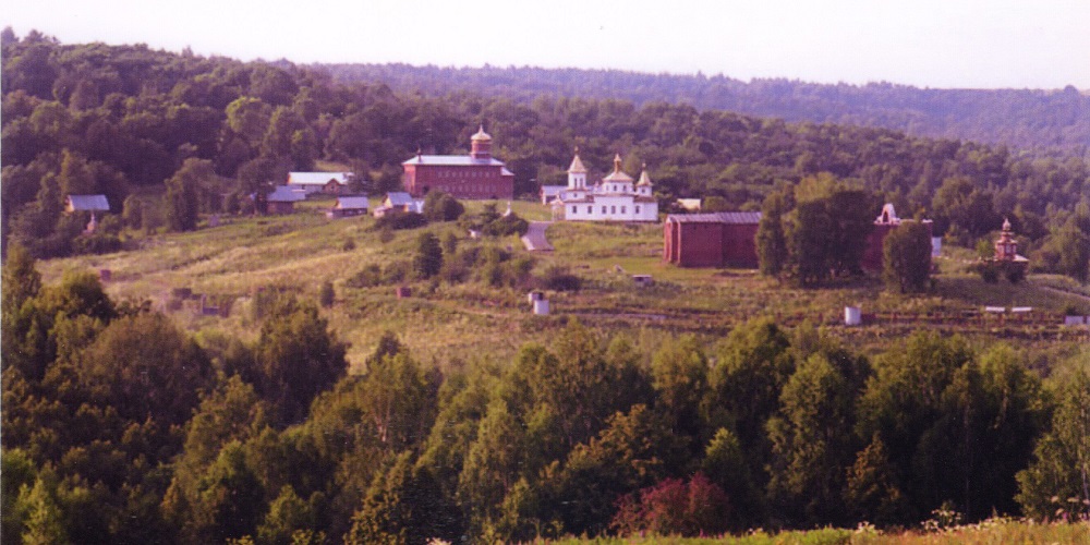 Первый из сохранившихся видов монастыря по состоянию на 2007-2008 гг.